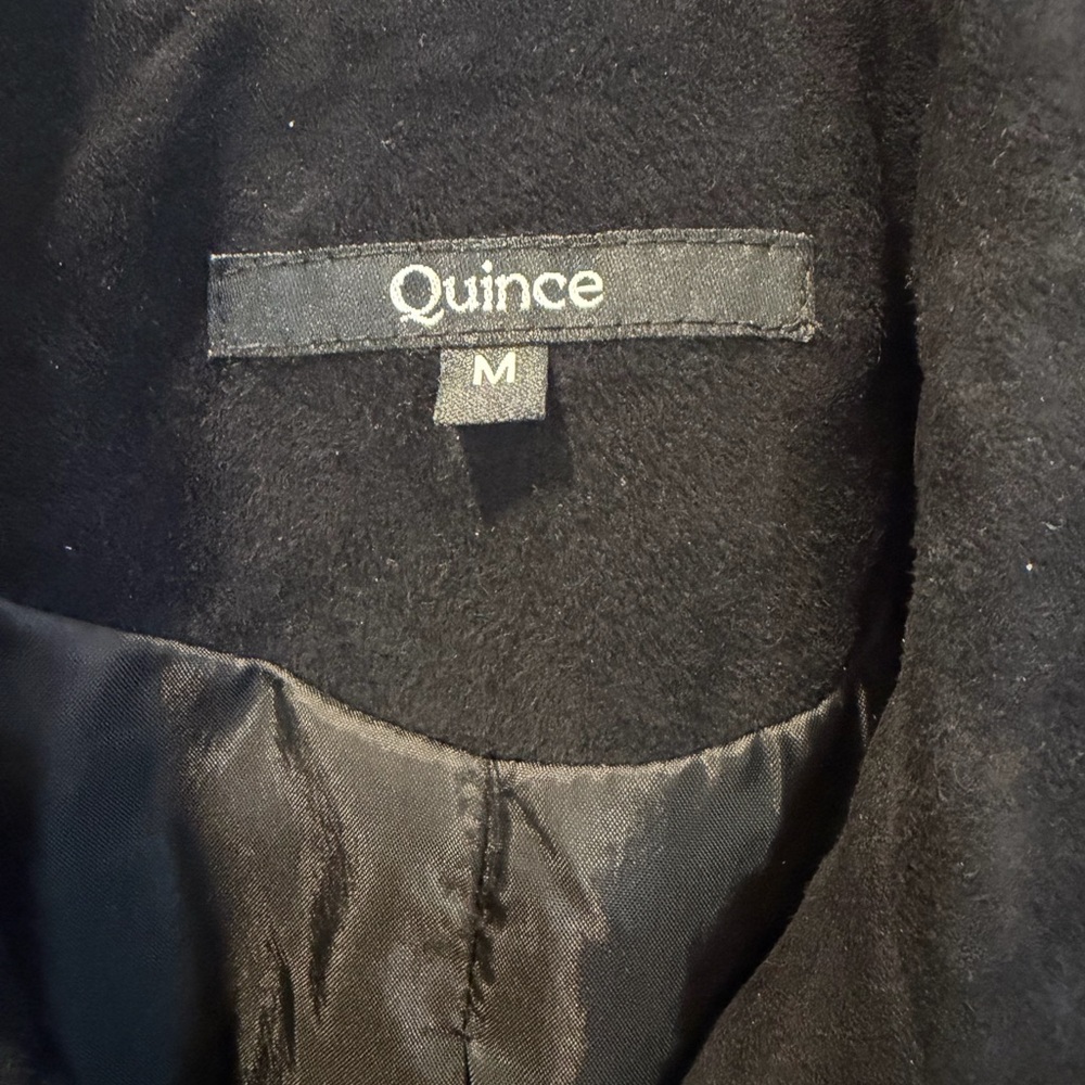 Quince Suede Zip Moto Jacket - Picture 3 of 5